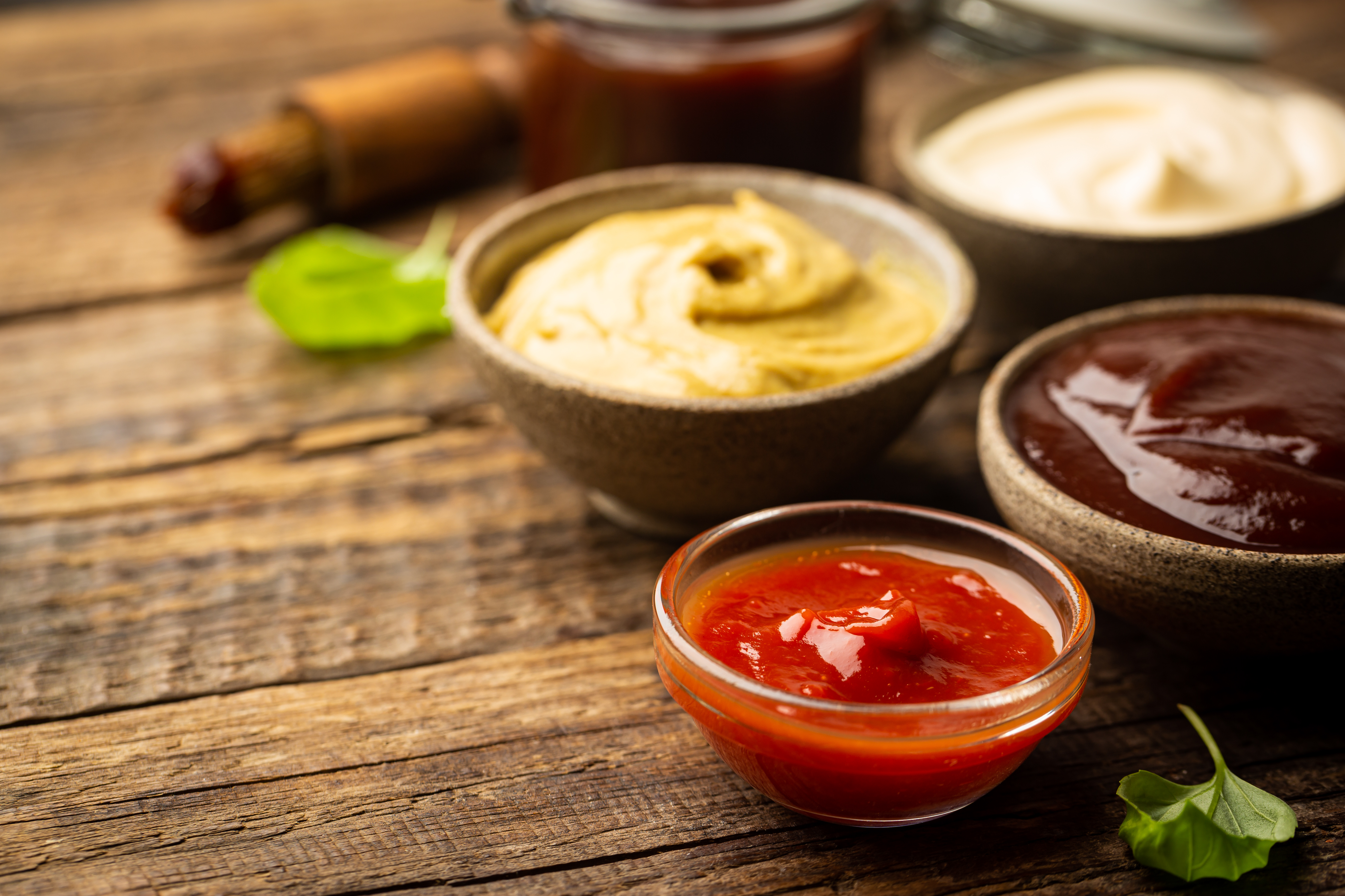 Sauces and condiments collection
